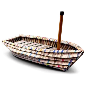 Folded Newspaper Boat Png 98 PNG image