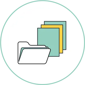 Folder Icon Graphic PNG image