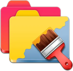Folder Paintbrush Icon