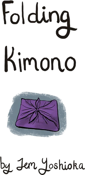 Folding Kimono Illustration PNG image