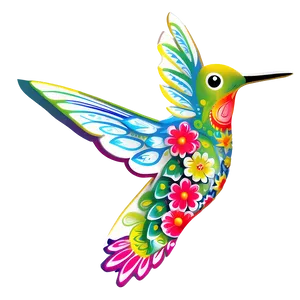 Folk Art Hummingbird Png Jkt11 PNG image