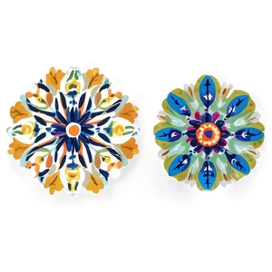 Folk Flower Pattern PNG 06262024 PNG