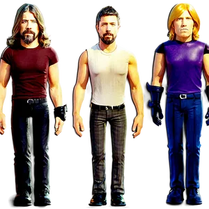 Foo Fighters Animated Characters Png Mwq PNG image