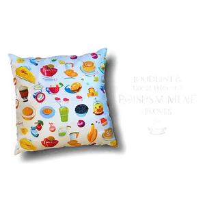 Food Theme Throw Pillows PNG 06262024 PNG