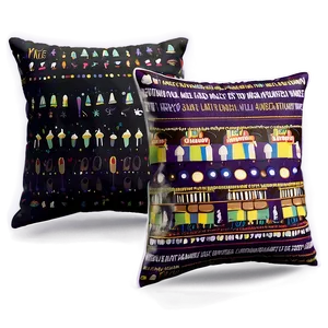 Food Theme Throw Pillows PNG Myk PNG