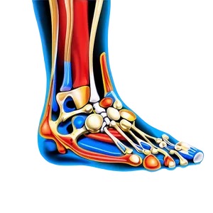 Foot And Ankle Bones Structure Png Gln PNG image