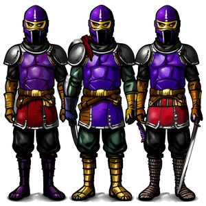 Foot Clan Soldiers PNG 05252024 PNG