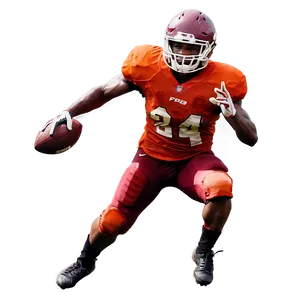 Football Action Shot PNG Gme41