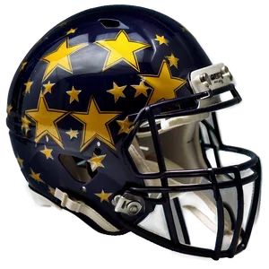 Football Helmet With Stars Png Wlj PNG image