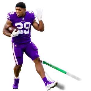 Football Player Action Pose