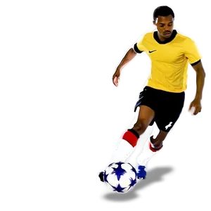Football Player Dribbling Png 05252024 PNG image