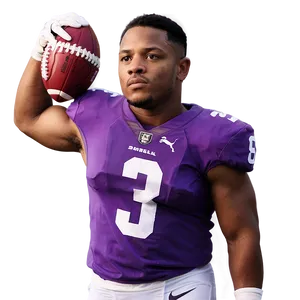 Football Player Holding Ball PNG