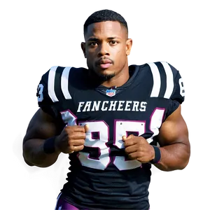 Football Player Pose Josh Jacobs PNG