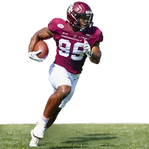 Football Player Running With Ball PNG
