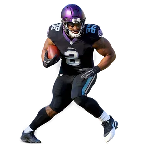 Football Playerin Action PNG