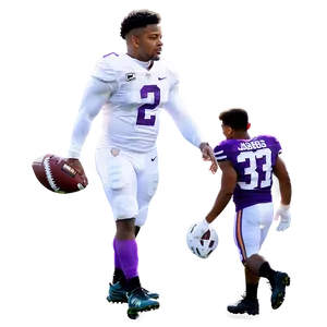 Football Players Interaction PNG