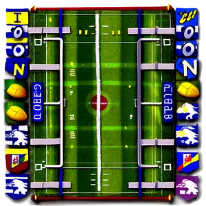 Football Playfield Lines PNG 06292024 PNG