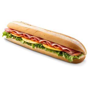 Footlong Sub Sandwich Png 06272024 PNG image