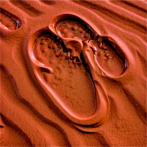 Footprint On Wet Sand Png 05242024 PNG image