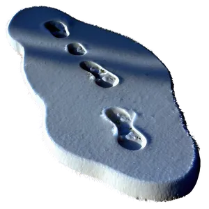 Footprints In Snow Path PNG 9