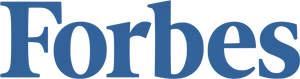 Forbes Magazine Logo Blue PNG image