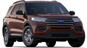 Ford Explorer Brown S U V2023 Model PNG image