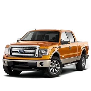 Ford F150 Sunset Orange PNG 06212024