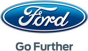 Ford Logo Go Further PNG image