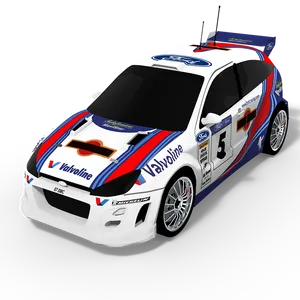 Ford Rally Car Illustration