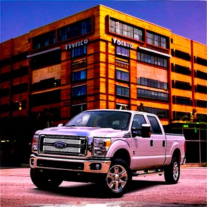 Ford Truck In Urban Landscape Png 7 PNG image