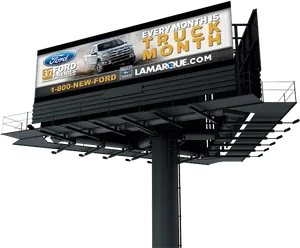 Ford Truck Month Billboard Advertisement PNG image