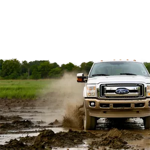 Ford Truck Performance In Mud Png Vvr43 PNG image