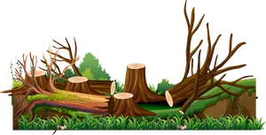 Forest_ Clearing_with_ Tree_ Stumps