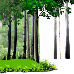 Forest Cliff View PNG 34