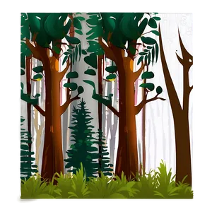 Forest Doodle Png Jjm32 PNG image