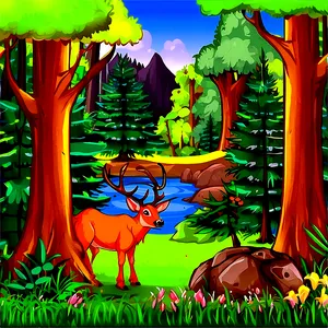 Forest Ecosystem Clipart PNG Wqu PNG