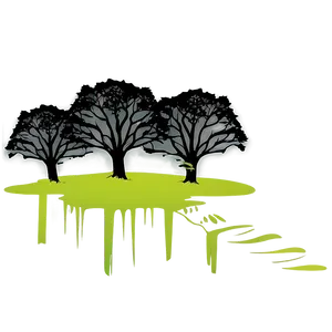 Forest Edge Tree Silhouette Png Rph PNG image