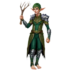 Forest Elf Illustration PNG 63