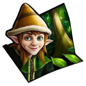 Forest Elf Illustration PNG Whh