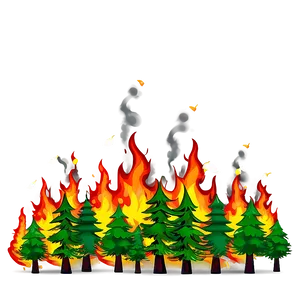 Forest Fire Clipart Png 33 PNG image