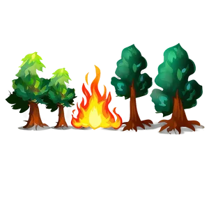 Forest Fire Clipart Png 91 PNG image