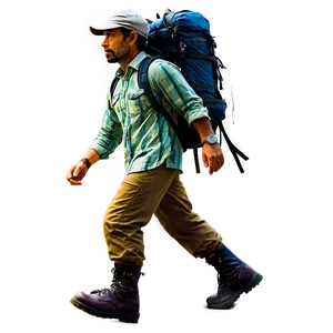 Forest Hiker Png 06262024 PNG image