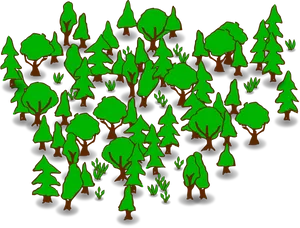 Forest_ Illustration_ Vector_ Graphic PNG image