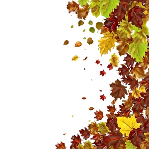 Forest Leaves Falling Png 06132024 PNG image