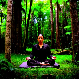 Forest Meditation Escape Png Ows91 PNG image