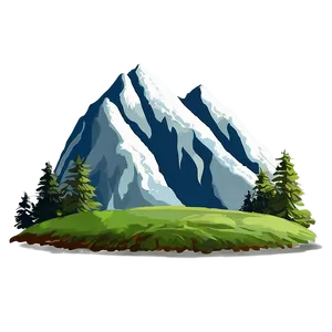 Forest Mountain Landscape PNG Mbi63 PNG