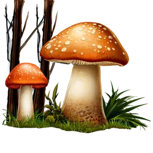 Forest Mushroom Png 05032024 PNG image
