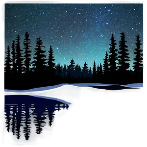 Forest Night Sky Clipart Png Cna PNG image