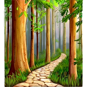 Forest Pathway Journey Png 15 PNG image