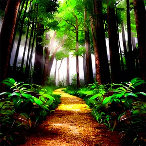 Forest Pathway Journey Png Avo PNG image